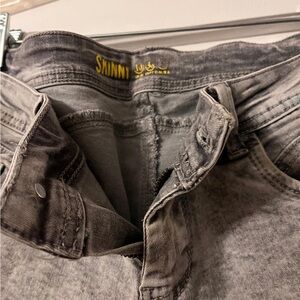 Denim&Co Charcoal Skinny Jeans